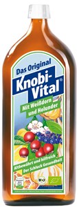 Bild von KnobiVital mit Weißdorn+Holunder, bio, 960 ml, KnobiVital