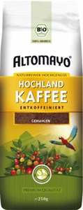 Bild von Bio Kaffee gem. "entkoffeeiniert", 250 g, Altomayo