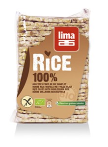 Bild von Dünne VK-Reiswaffeln mit Salz, bio, 130 g, Lima