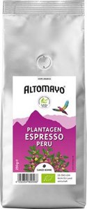 Bild von Bio Plantagen Espresso g. Bohne Arabica, 250 g, Altomayo