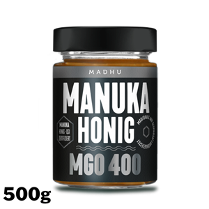 Bild von Manuka MGO400 (schwarz), 500 g, Madhu Honey GmbH
