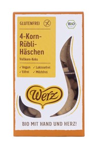 Bild von 4-Korn-Vollkorn-Rübli-Häschen, bio, 125 g, Werz