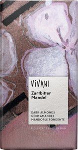 Bild von Zartb.-Mandel Schokolade, 100 g, Vivani