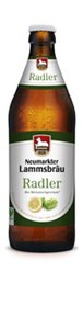 Bild von Lammsbräu Bio Radler, 0,5 l, Lammsbräu