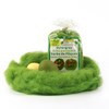 Bild von Ostergras pflanzengefärbte Wolle, ca 20 g, ökoNorm