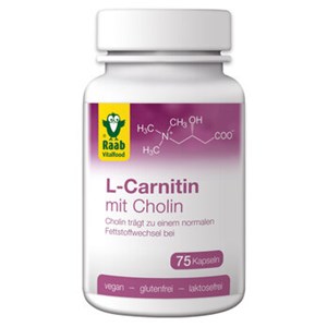 Bild von L-Carnitin mit Cholin Kapsel, 75 Stk, Raab Vitalfood