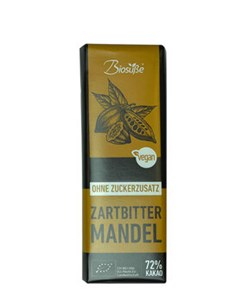 Bild von BIOSÜSSE Schokolade ZB Mandel, 50 g, Genuss ohne Reue