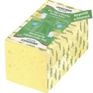 Bild von Alpenl. Butterkäse ca.1,5kg 50%, 1 kg, Andechser