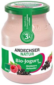 Bild von Himbeer-Holunder Jog.mild 3,7%, bio, 500 g, Andechser