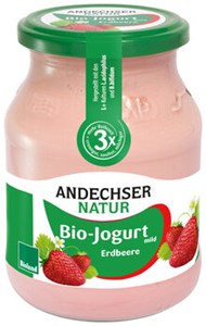 Bild von Erdbeer Jogurt 3,7%, bio, 500 g, Andechser