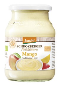 Bild von Mango Joghurt 3,5%, demeter, 500 g, Schrozberger Milchbauern