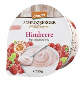 Bild von Himbeer Joghurt, demeter, 150 g, Schrozberger Milchbauern