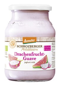 Bild von Drachenfr. Guave Joghurt, demeter, 500 g, Schrozberger Milchbauern