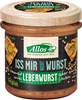 Bild von Leberwurst, Iss mir nicht Wurst!, 135 g, Allos, Cupper
