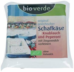 Bild von Schafkäse m.Knoblauch & Peperoni, 150 g, bioverde