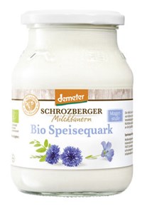 Bild von Magerquark, demeter, Glas, 500 g, Schrozberger Milchbauern