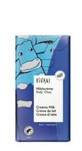 Bild von Kids-Milchcreme Schokolade, 100 g, Vivani
