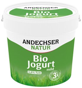 Bild von Joghurt mild 3,8% ,bio, 1 kg, Andechser