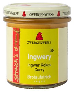 Bild von Ingwery streichs drauf, bio, 160 g, Zwergenwiese