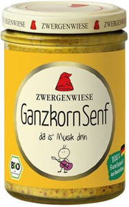 Bild von Ganzkorn Senf, bio, 160 ml, Zwergenwiese