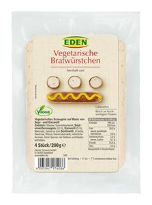Bild von Bratwürstchen vegetarisch, 200 g, Eden