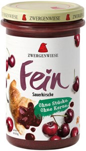 Bild von Fein Sauerkirsche Fruchtaufstrich, 280 g, Zwergenwiese