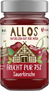 Bild von Sauerkirsche Frucht Pur, bio, 250 g, Allos, Cupper