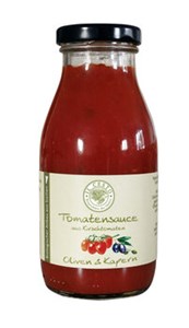 Bild von Tomatensauce  mit Oliven u. Kapern, 250 ml, IL CESTO