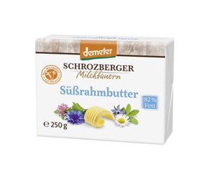 Bild von Süßrahmbutter, demeter, 250 g, Schrozberger Milchbauern