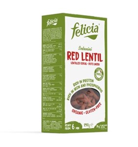 Bild von Felicia Rote Linsen Sedanini, 250 g, felicia bio, VITABELLA, Organique, YUM KAH