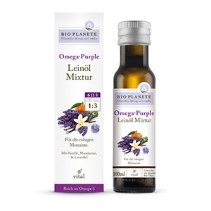 Bild von Omega Purple Leinölmixtur, 100 ml, Bio Planete