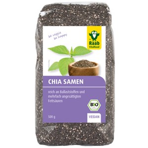 Bild von Chia Samen Beutel bio, 500 g, Raab Vitalfood