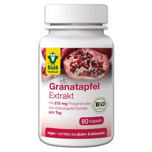 Bild von Granatapfel Extrakt Kapseln, 80  Stk, Raab Vitalfood