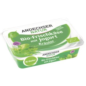 Bild von Frischkäse Kräuter 65%, bio, 175 g, Andechser