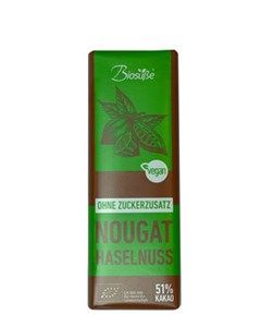 Bild von BIOSÜSSE Schokolade Nougat, 50 g, Genuss ohne Reue