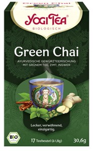 Bild von Green Chai Yogi Tea 17 Fb, bio, 30,6 g, Yogi Tea, Choice