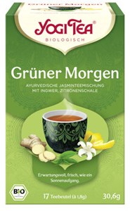 Bild von Grüner Morgen Yogi Tea 17 Fb, bio, 30,6 g, Yogi Tea, Choice