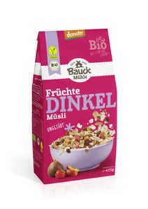 Bild von Dinkel Müsli Früchte, ungesüßt , 425 g, Bauck