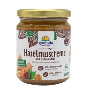 Bild von Haselnusscreme mit Erdmandeln, 250 g, Govinda