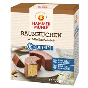 Bild von Baumkuchen in VM Schokolade, 100 g, Hammermühle