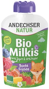 Bild von Milkis Bunte Früchte Beutel, 100 g, Andechser