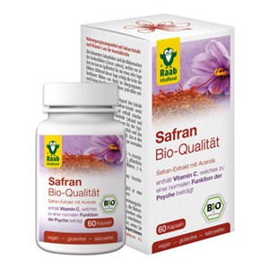 Bild von Safran - Acerola Kapseln bio, 60 Stk, Raab Vitalfood