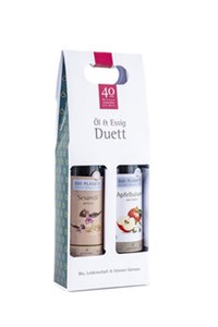 Bild von Geschenkbox Öl & Essig Duett, 2 x 250  ml, Bio Planete