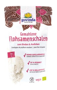 Bild von Flohsamenschalen gemahlen, 170 g, Govinda