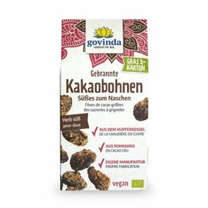 Bild von Kakaobohnen karamelisiert, 100 g, Govinda