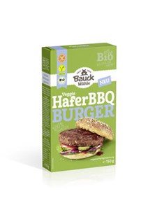 Bild von Hafer BBQ Burger, 150 g, Bauck