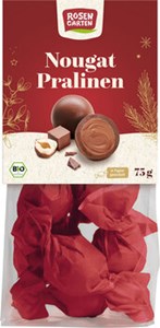 Bild von Nougat Pralinen, 75 g, Rosengarten