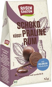 Bild von Schoko küsst Praliné Rum, 85 g, Rosengarten