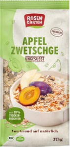 Bild von Apfel-Zwetschge-Müsli unges., 375 g, Rosengarten