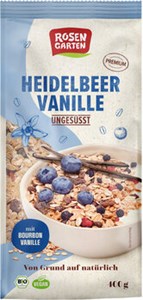 Bild von Heidelbeer-Vanille-Müsli unges., 400 g, Rosengarten